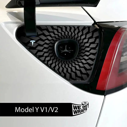 Black Hole Tesla Charge Port Wrap | Model Y