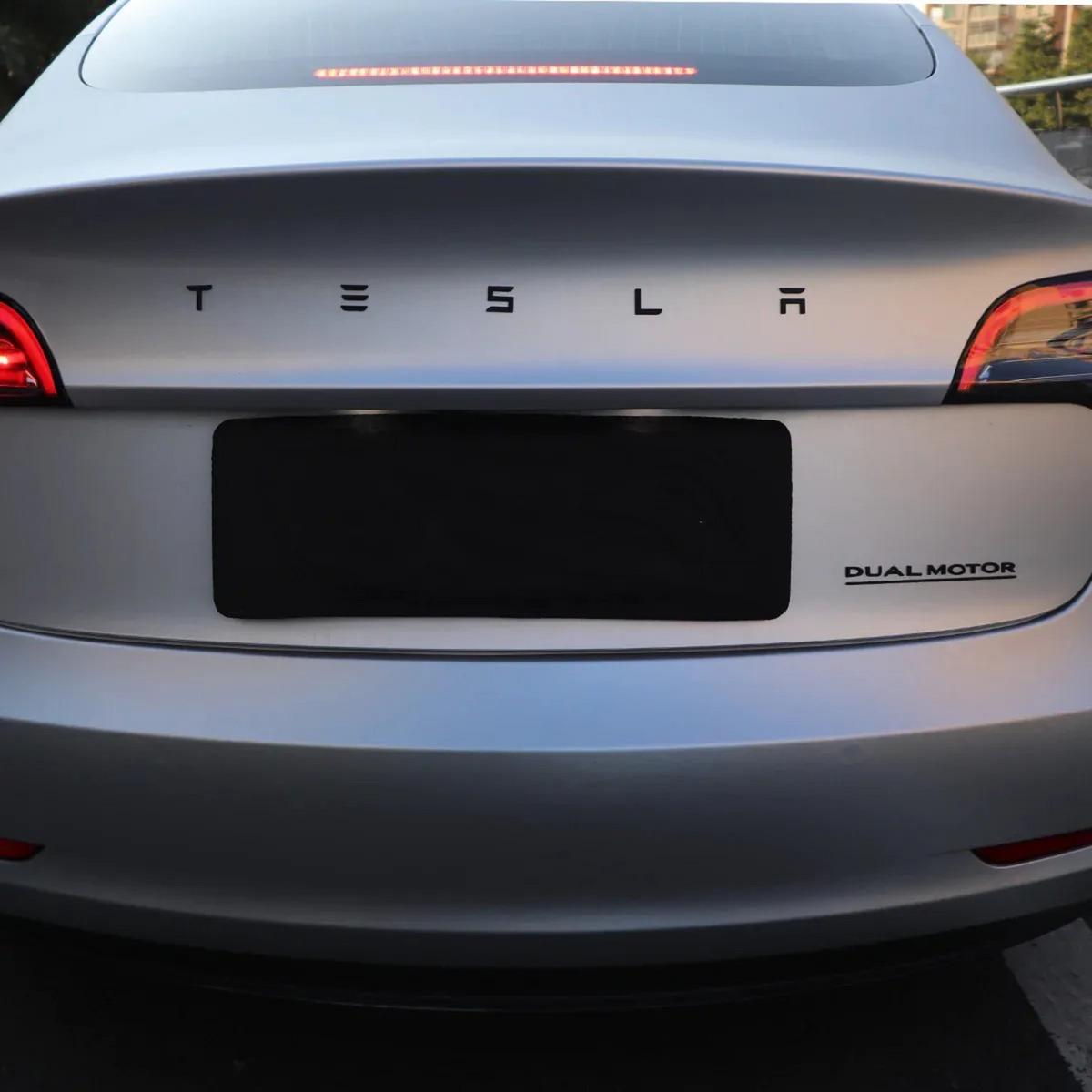 TESLA Letters Emblem - Glossy Black | Tesla Model Y & Model 3