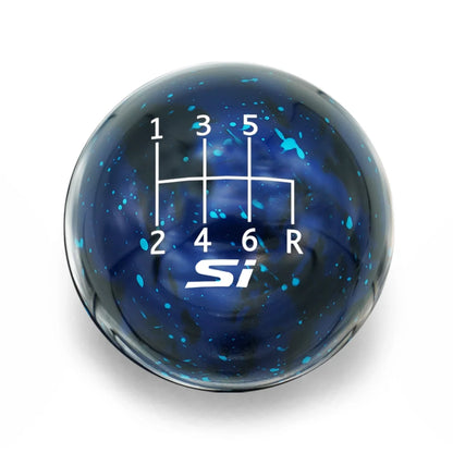 Billetworkz Cosmic Space Shift Knob - 6 Speed Si Standard Engraving - Honda