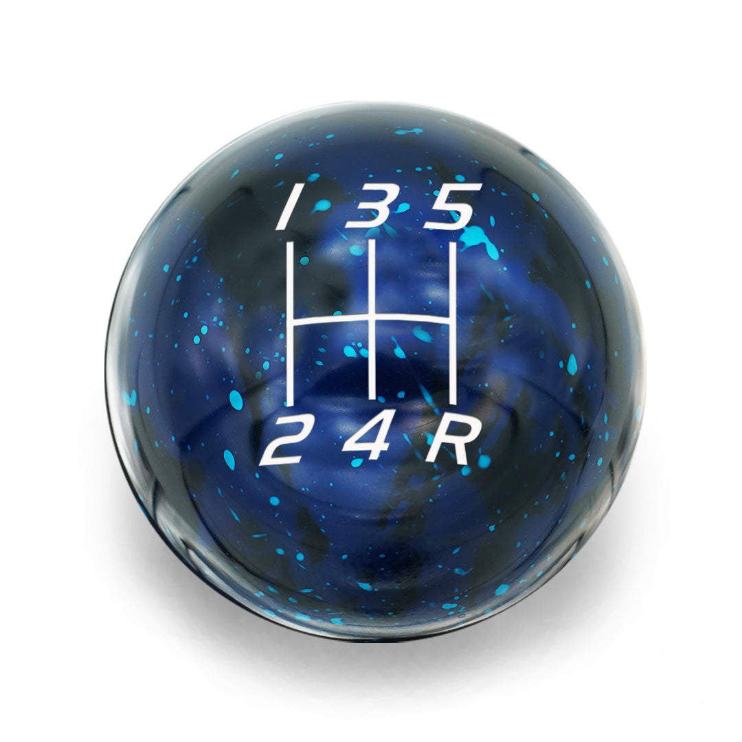 Billetworkz Cosmic Space Shift Knob - 5 Speed Velocity Engraving for Honda