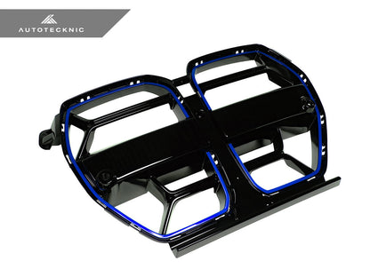AutoTecknic Competizione Sport Gloss Black Front Grille - BMW G80 M3 | G82/ G83 M4