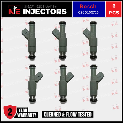 OEM Bosch 4 Hole Upgrade 24LB Injectors For 1993-1998 Jeep Grand Cherokee 4.0