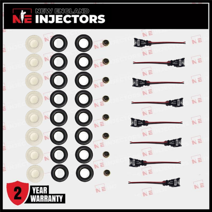 Bosch 0280155811 Injector Rebuild Kit Connectors Chevy Ford Dodge 5.3L