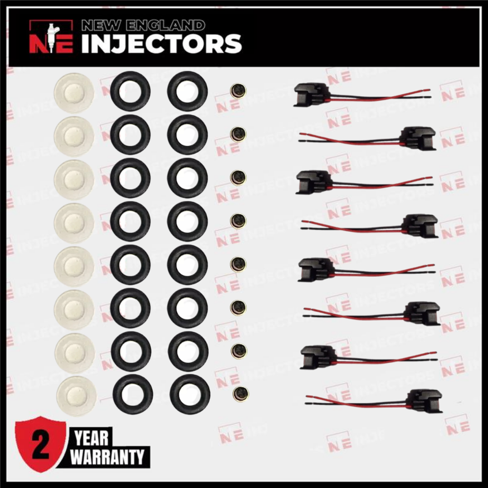 Bosch 0280155923 Injector Rebuild Kit Connectors Pontiac Jeep Dodge 4L 4.6L 5.2L