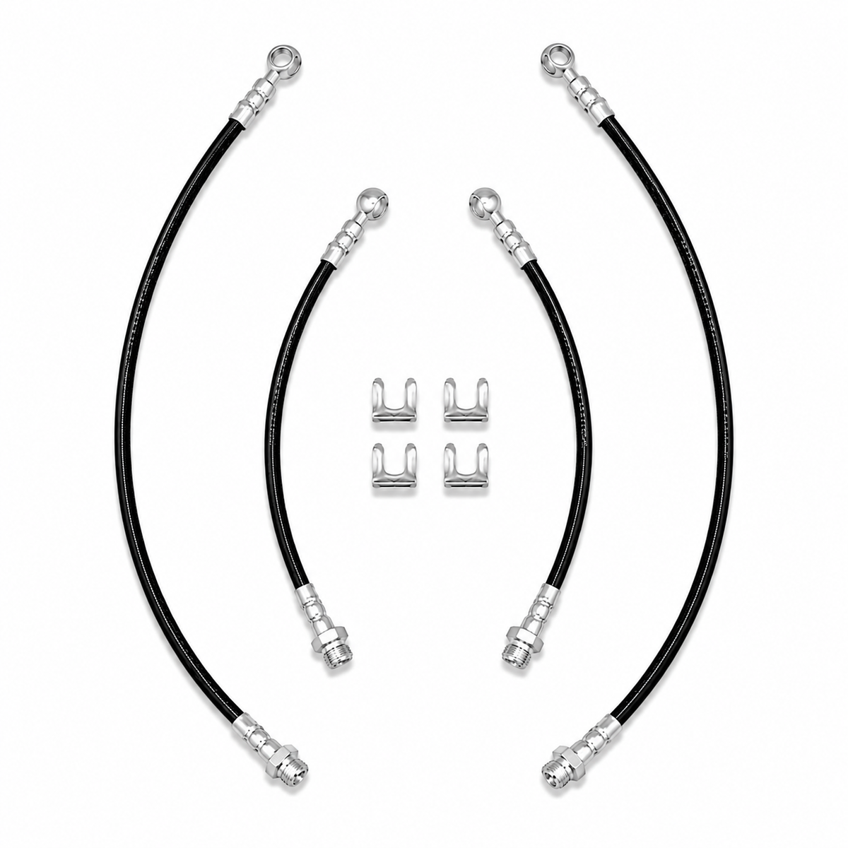 2003-2009 (4th Gen) Toyota 4Runner Braided Stainless Brake Lines - Front & Rear Kit