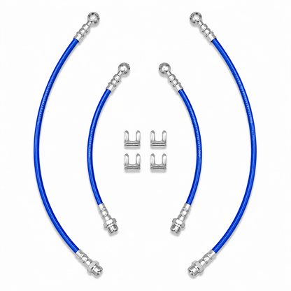 2003-2009 (4th Gen) Toyota 4Runner Braided Stainless Brake Lines - Front & Rear Kit