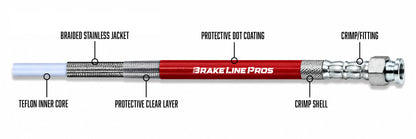 2003+ Toyota 4Runner | GX470 | GX460 | FJ Cruiser Extended Brake Lines