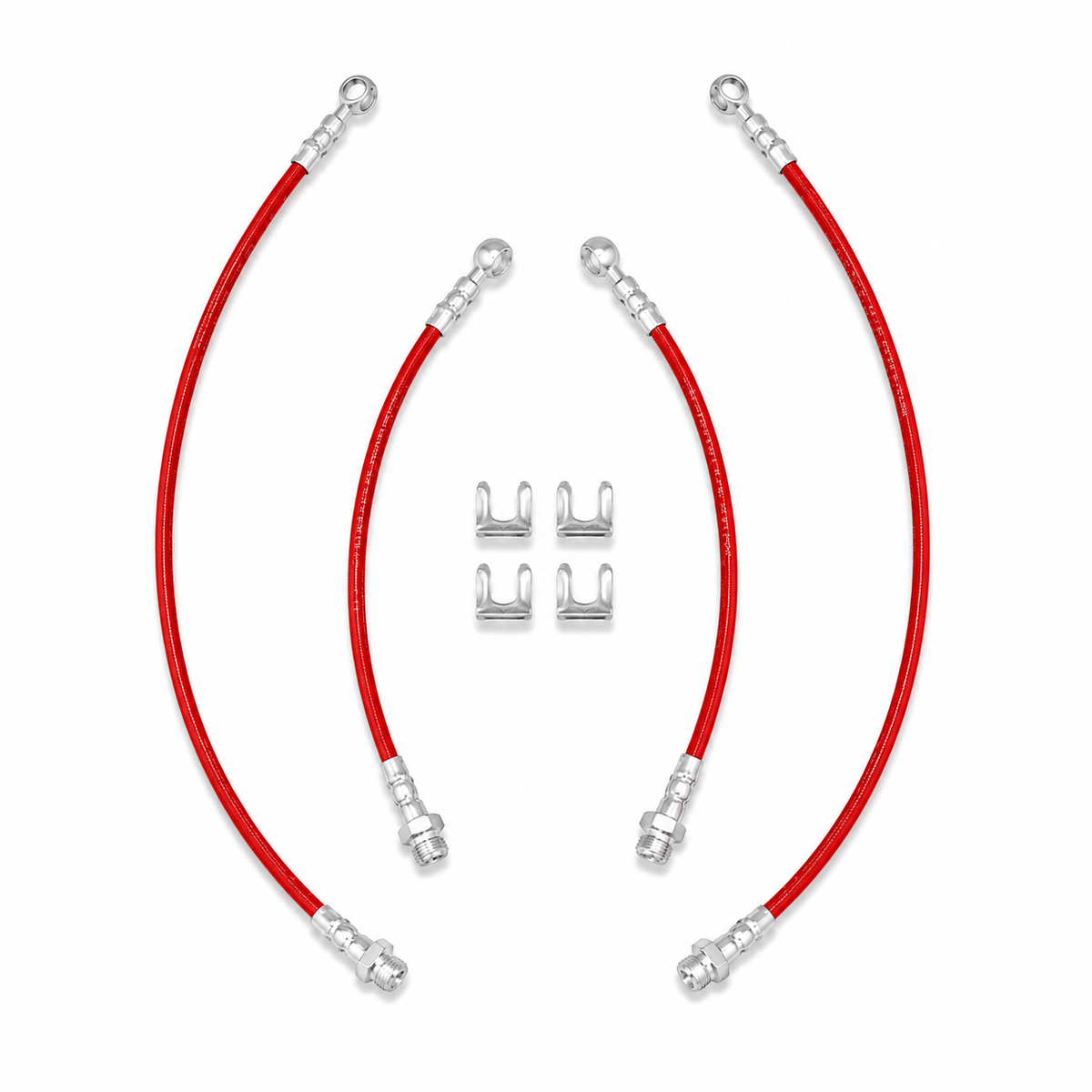 2003-2009 (4th Gen) Toyota 4Runner Braided Stainless Brake Lines - Front & Rear Kit
