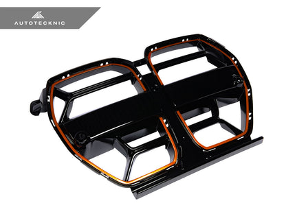 AutoTecknic Competizione Sport Gloss Black Front Grille - BMW G80 M3 | G82/ G83 M4