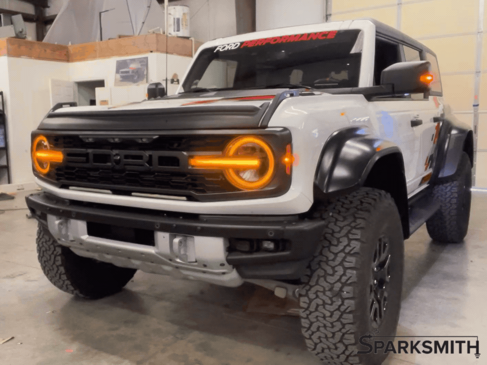 2021-2025 Ford Bronco Animated DRL Grille Bars - Plug & Play!