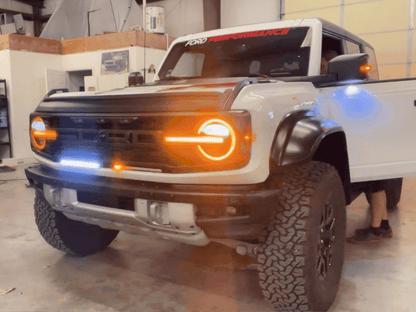 2021-2025 Ford Bronco Animated DRL Grille Bars - Plug & Play!