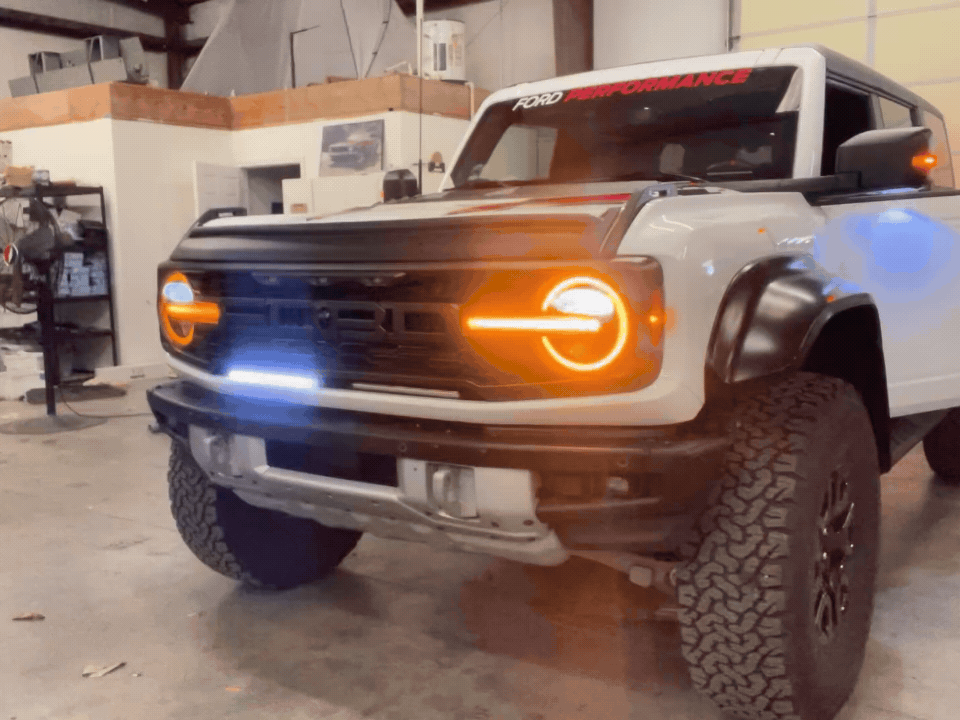 2021-2025 Ford Bronco Animated DRL Grille Bars - Plug & Play!