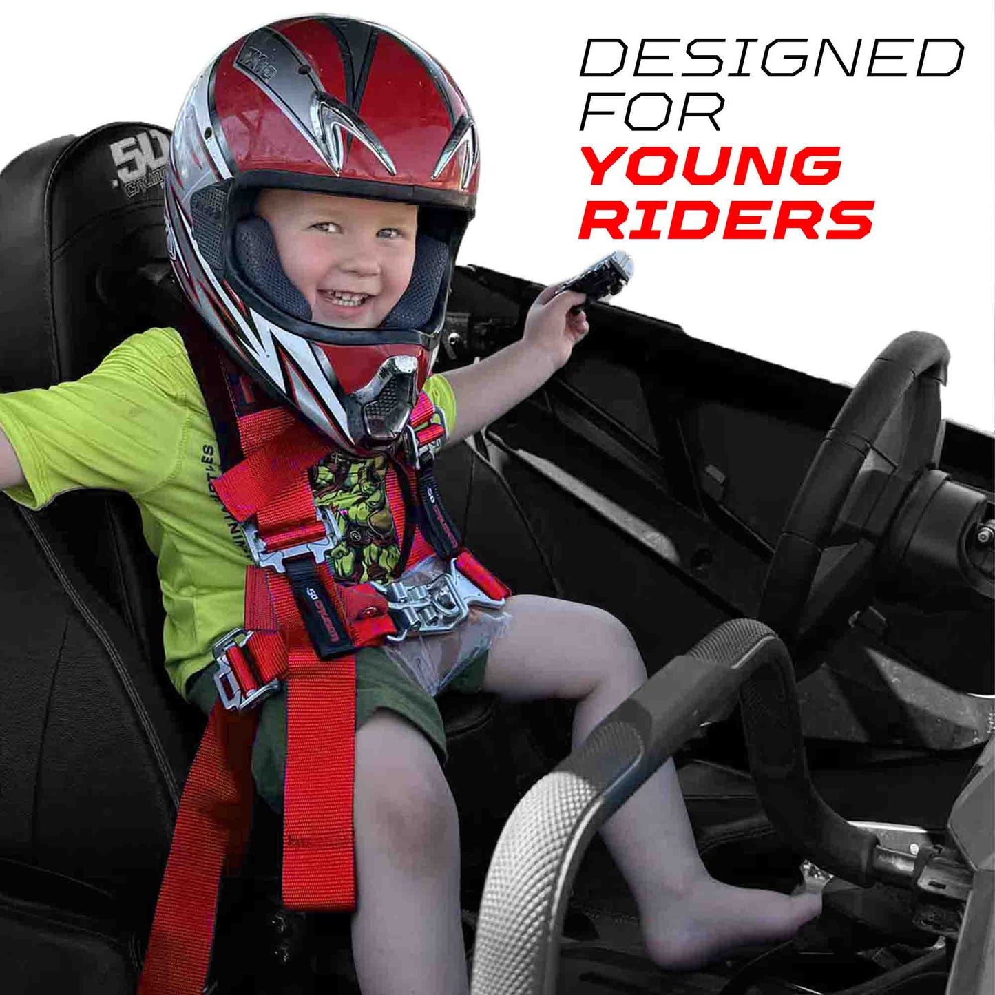Can-Am X3 Bump Seat with Harness - build for kids