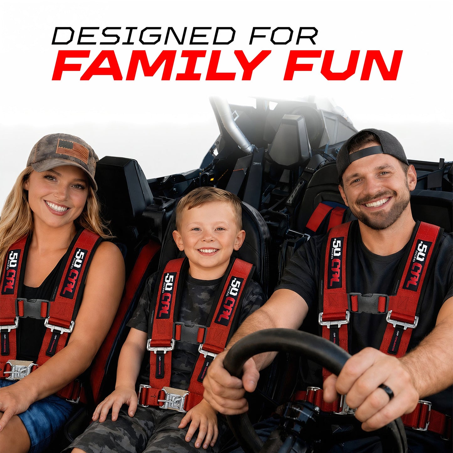 Can-Am X3 Bump Seat with Harness - build for kids