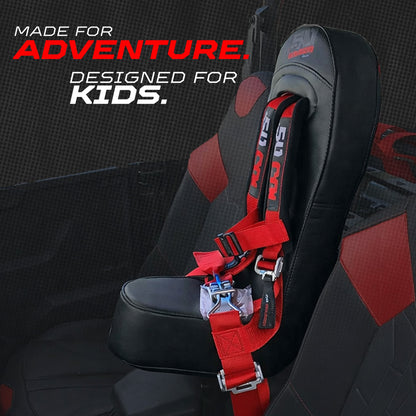 RZR PRO XP 4 Rear Bump Seat & Safety Harness