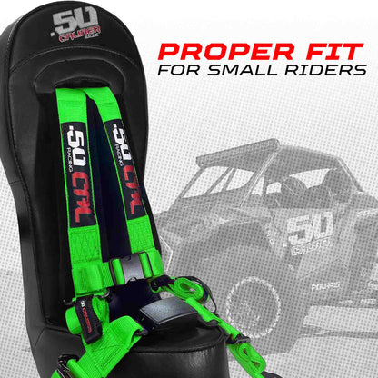 RZR PRO XP 4 Rear Bump Seat & Safety Harness