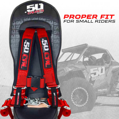 Kawasaki Teryx4 Rear Bump Seat & Safety Harness
