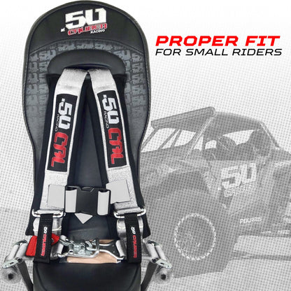 RZR PRO XP 4 Rear Bump Seat & Safety Harness
