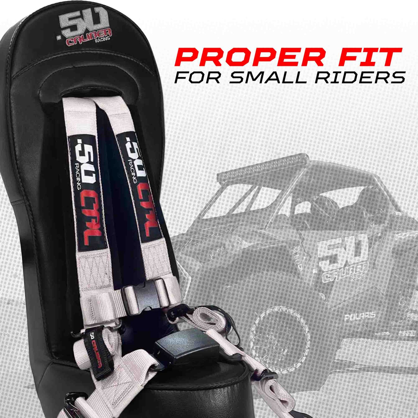 RZR PRO XP 4 Rear Bump Seat & Safety Harness