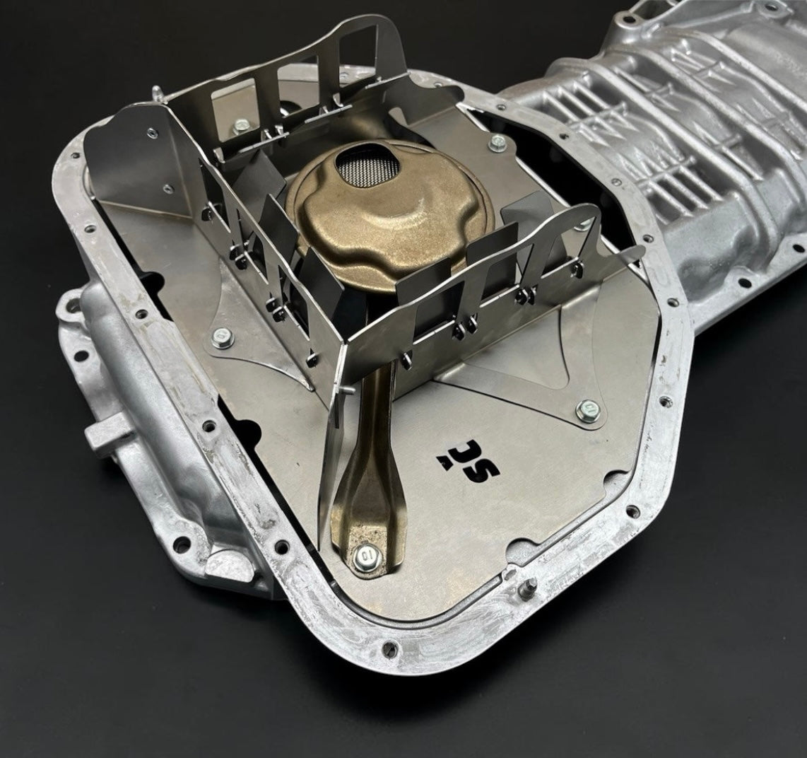 1JZ / 2JZ Toyota Lexus GS300 IS300 Aristo FRONT Sump Oil Pan Baffle Anti Oil Starvation Upgrade TYPE F1
