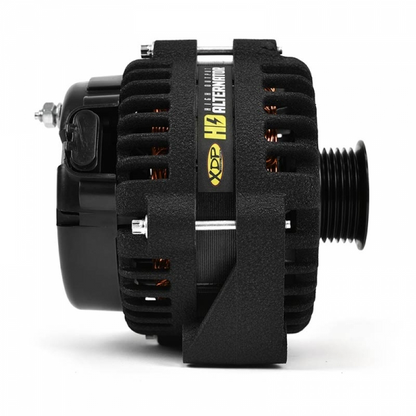 XDP Wrinkle Black HD High Output Alternator XD355