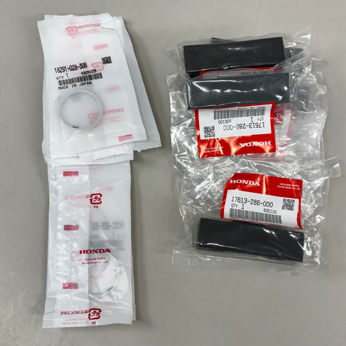 HONDA (123 PACK) Assorted Motorcycle Parts Genuine OEM