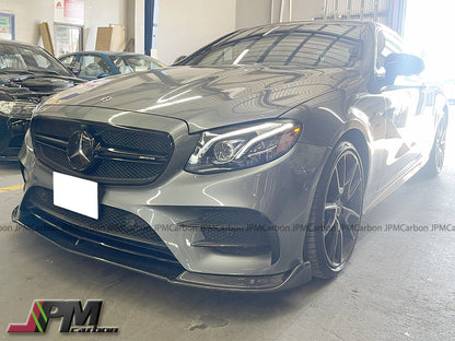 [JPMCarbon] DP Style Carbon Fiber Front Bumper Add-on Lip Fits For 2017-2019 Mercedes-Benz C238 Pre-Facelift E-Class Coupe with AMG Sport Package Only