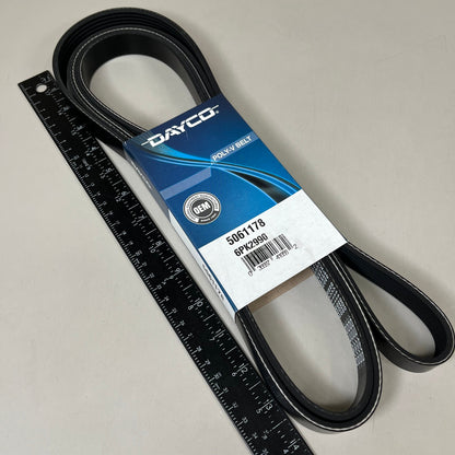 DAYCO Straight Standard Poly Rib Belt K-Section .82" Top Width EPDM 5061178