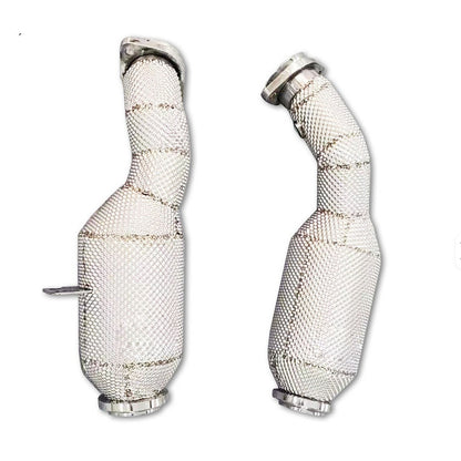 High Flow Catted Downpipe for Mercedes Benz C43 AMG 3.0T