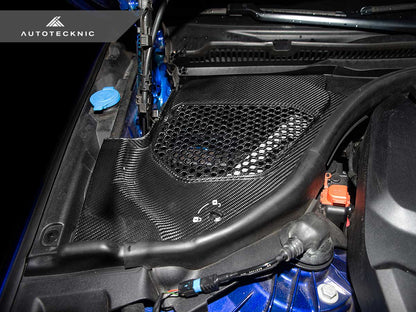 AutoTecknic Dry Carbon Engine Cowl Panel Trim Set - BMW F90 M5