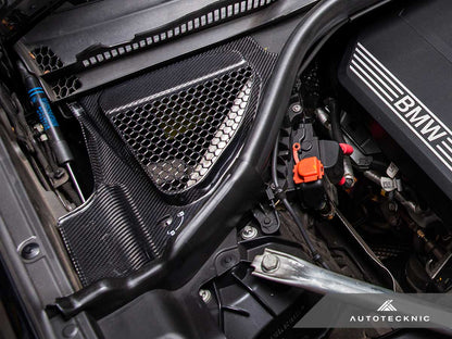 AutoTecknic Dry Carbon Engine Cowl Panel Trim Set - BMW F97 X3M | F98 X4M