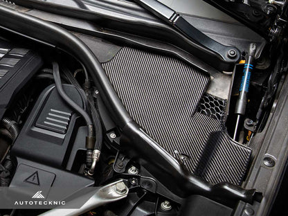 AutoTecknic Dry Carbon Engine Cowl Panel Trim Set - BMW F97 X3M | F98 X4M