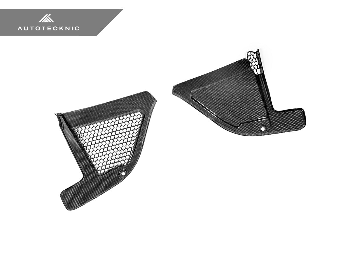 AutoTecknic Dry Carbon Engine Cowl Panel Trim Set - BMW G05 X5 | G06 X6 | G07 X7