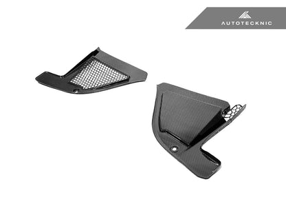 AutoTecknic Dry Carbon Engine Cowl Panel Trim Set - BMW G05 X5 | G06 X6 | G07 X7