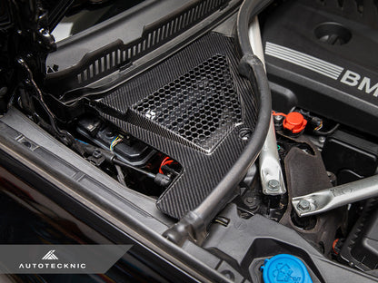 AutoTecknic Dry Carbon Engine Cowl Panel Trim Set - BMW G05 X5 | G06 X6 | G07 X7