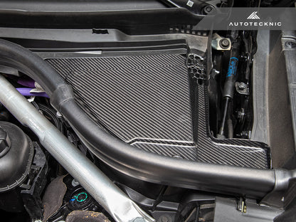 AutoTecknic Dry Carbon Engine Cowl Panel Trim Set - BMW F95 X5M | F96 X6M
