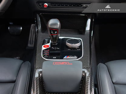 AutoTecknic Pre-Preg Carbon CSL Center Console - BMW G8X M2 / M3 / M4 (Automatic)