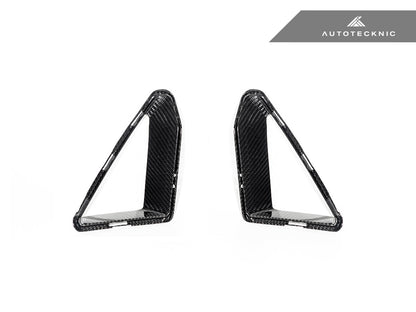 AutoTecknic Front Bumper Carbon Air Curtain Set - BMW G90/ G99 M5