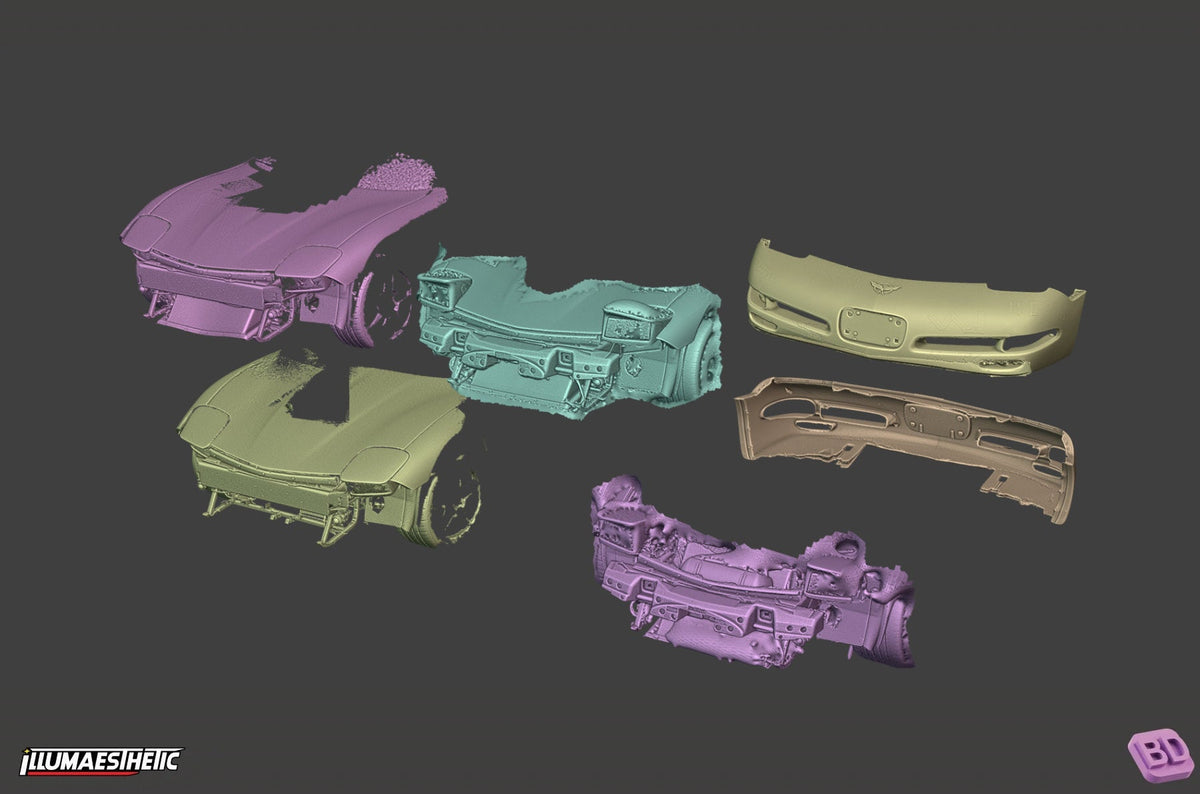 Chevrolet Corvette C5 3D Scan (1997-2004)