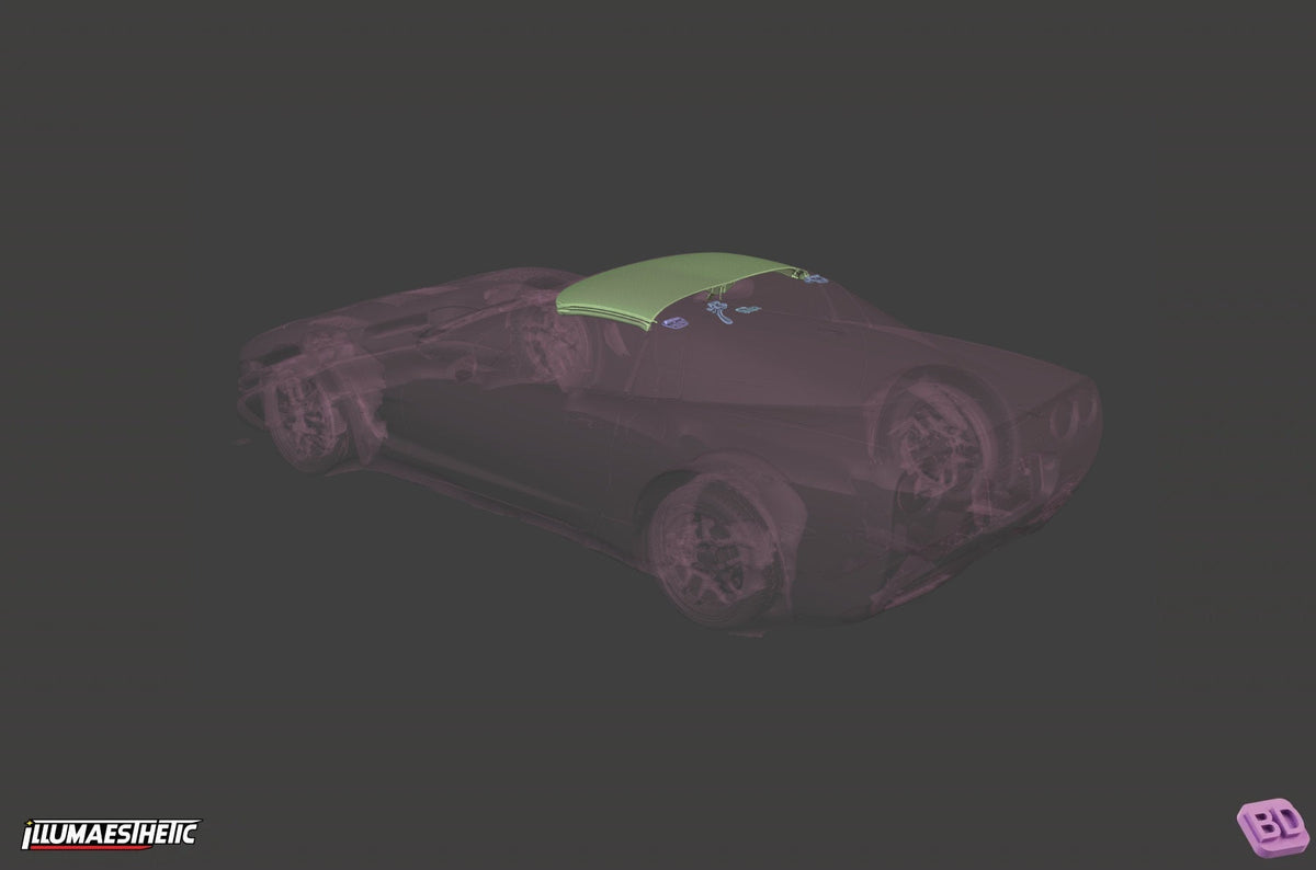 Chevrolet Corvette C5 3D Scan (1997-2004)