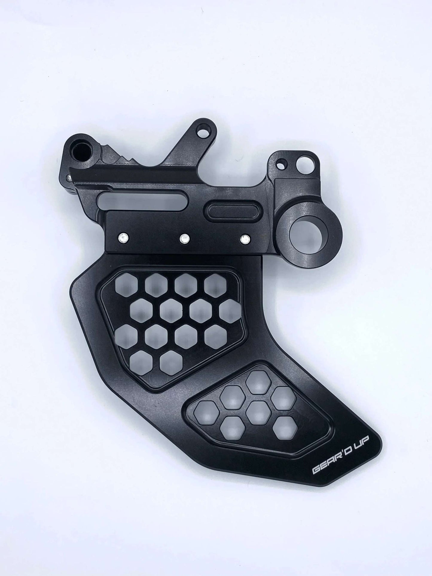 Ultra Bee Rear Caliper Bracket and Rotor Guard-Gear’d Up