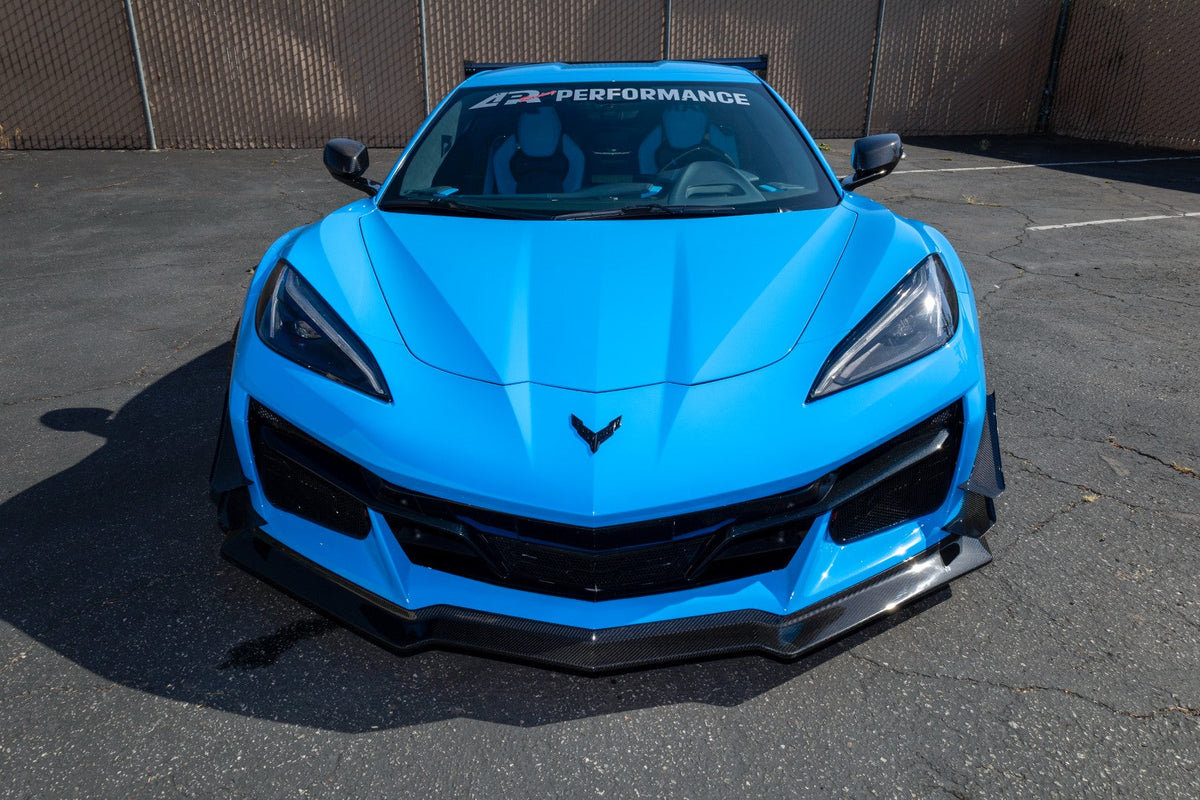 Carbon Fiber Front Splitter/ Airdam/ Lip - Chevrolet Corvette C8 Z06, E Ray, ZR1, Grand Sport