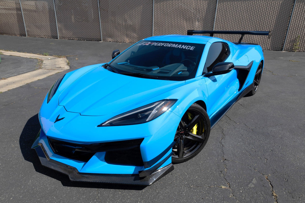 Carbon Fiber Front Splitter/ Airdam/ Lip - Chevrolet Corvette C8 Z06, E Ray, ZR1, Grand Sport