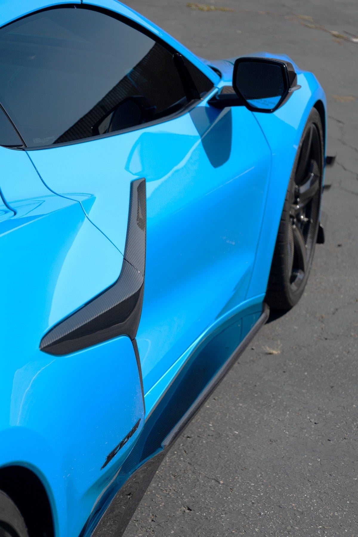 Carbon Fiber Side Rocker Extensions/ Side Skirts - Chevrolet Corvette C8 Z06/ E Ray/ ZR1/ Grand Sport