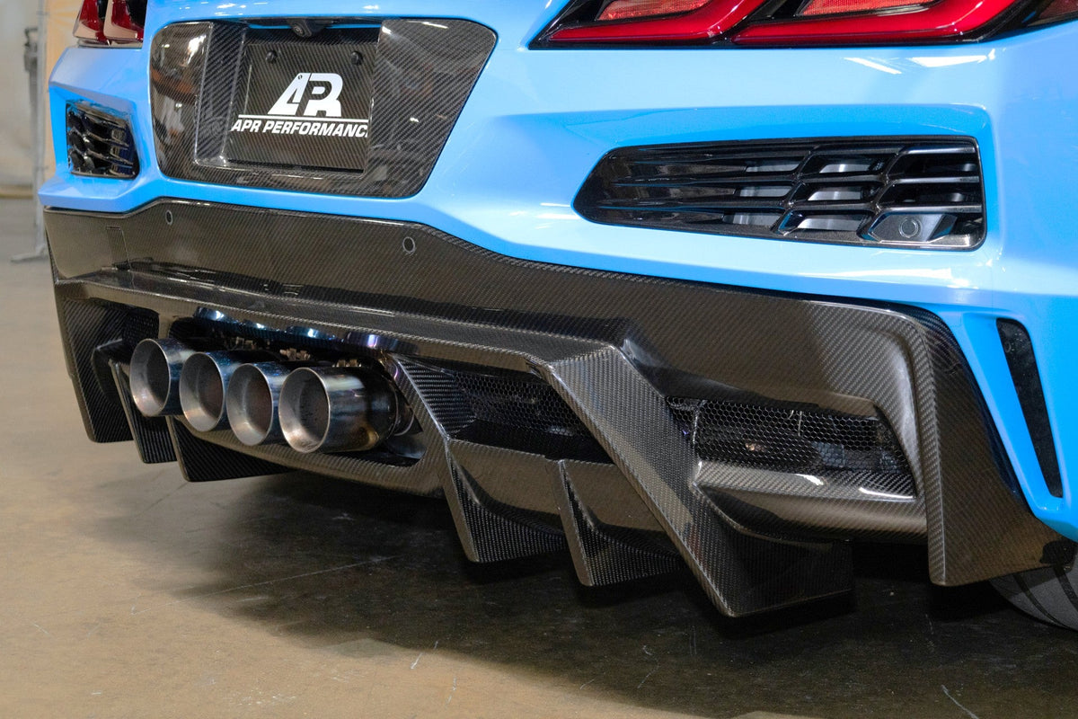 Carbon Fiber Rear Diffuser - Chevrolet Corvette C8 Z06, ERAY, ZR1, Grand Sport