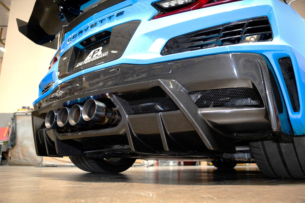 Carbon Fiber Rear Diffuser - Chevrolet Corvette C8 Z06, ERAY, ZR1, Grand Sport