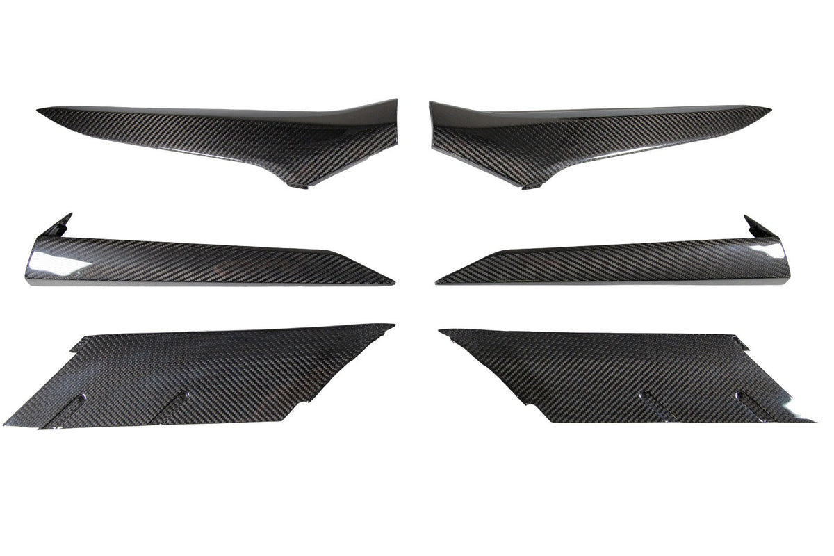 Carbon Fiber Door and Quarter Panel Trims Package - Chevrolet Corvette C8 Z06