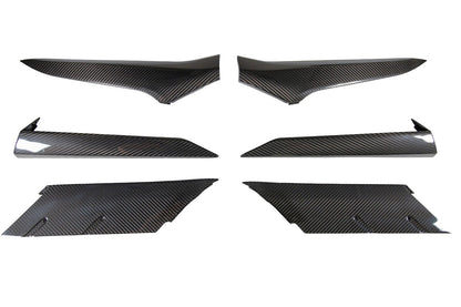 Carbon Fiber Door and Quarter Panel Trims Package - Chevrolet Corvette C8 Z06