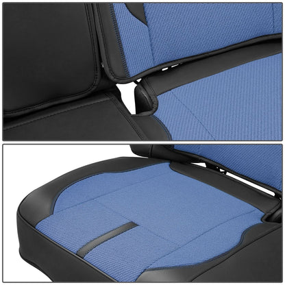 Drive Series Full Set Seat Covers - Black/Dark Blue