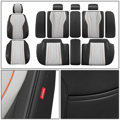 Touring Series Full Set Seat Covers Black/Grey